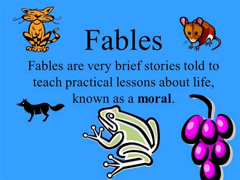 fable 뜻: 우화 속에 숨겨진 현실의 반영